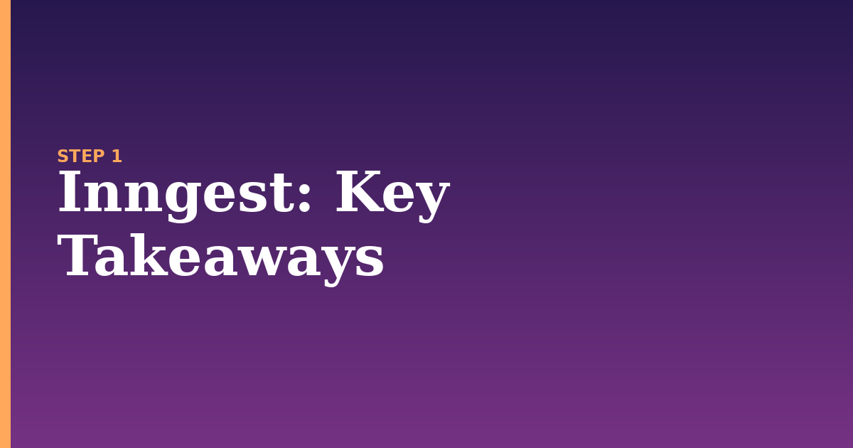 inngest illustration for: Key Takeaways