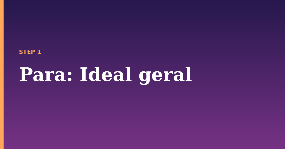 para illustration for: Ideal geral