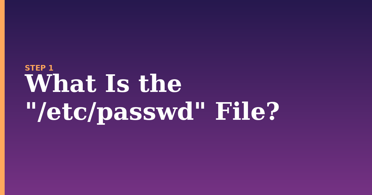 passwd illustration for: What Is the "/etc/passwd" File?