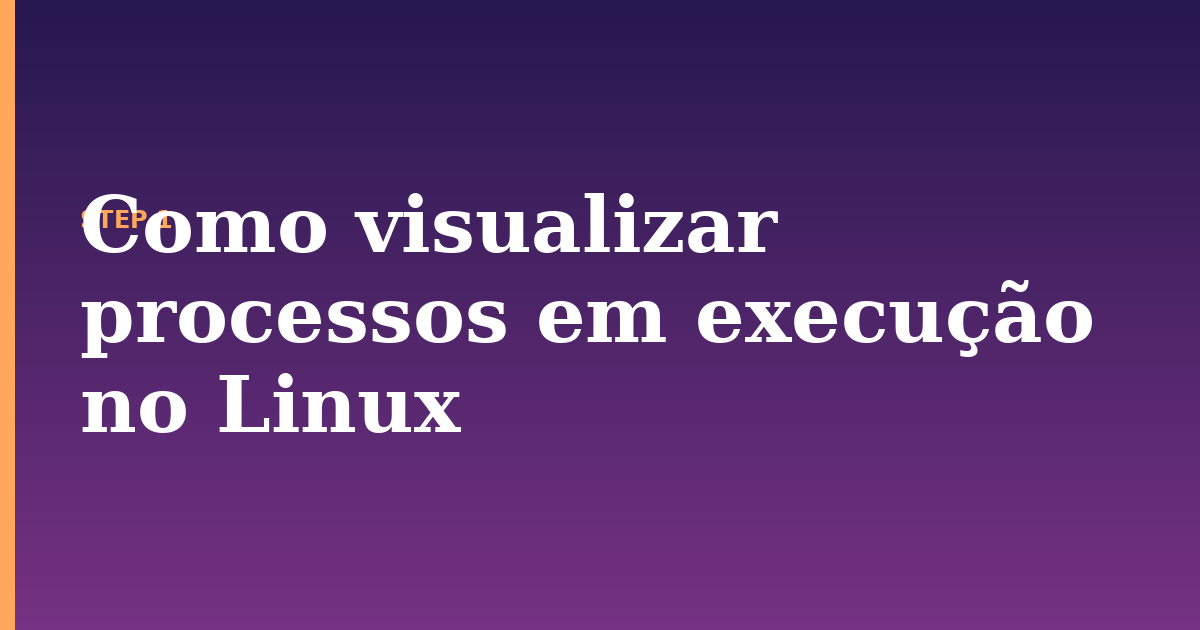 processos illustration for: Como visualizar processos em execução no Linux