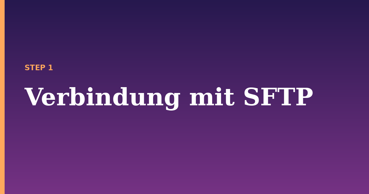 sftp illustration for: Verbindung mit SFTP