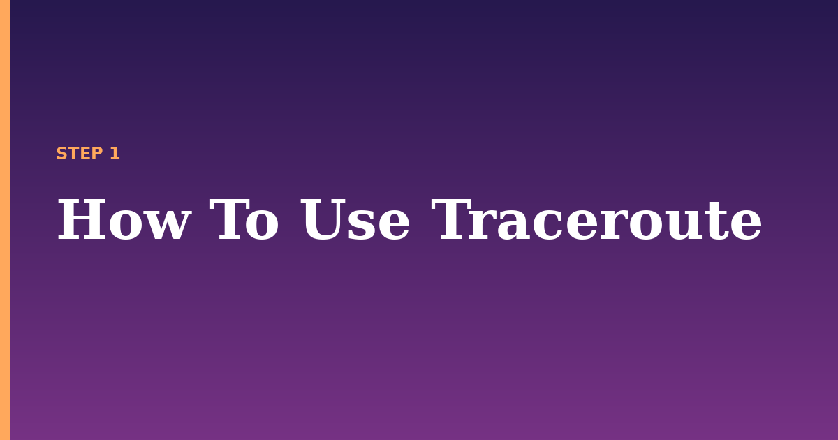 traceroute illustration for: How To Use Traceroute
