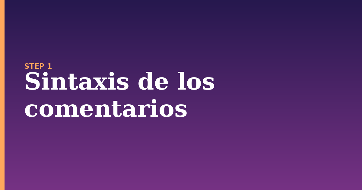 comentarios illustration for: Sintaxis de los comentarios