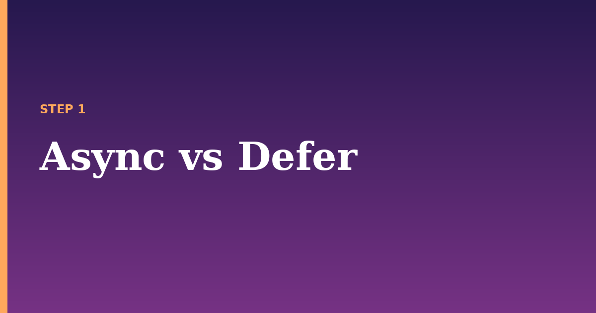 async illustration for: Async vs Defer