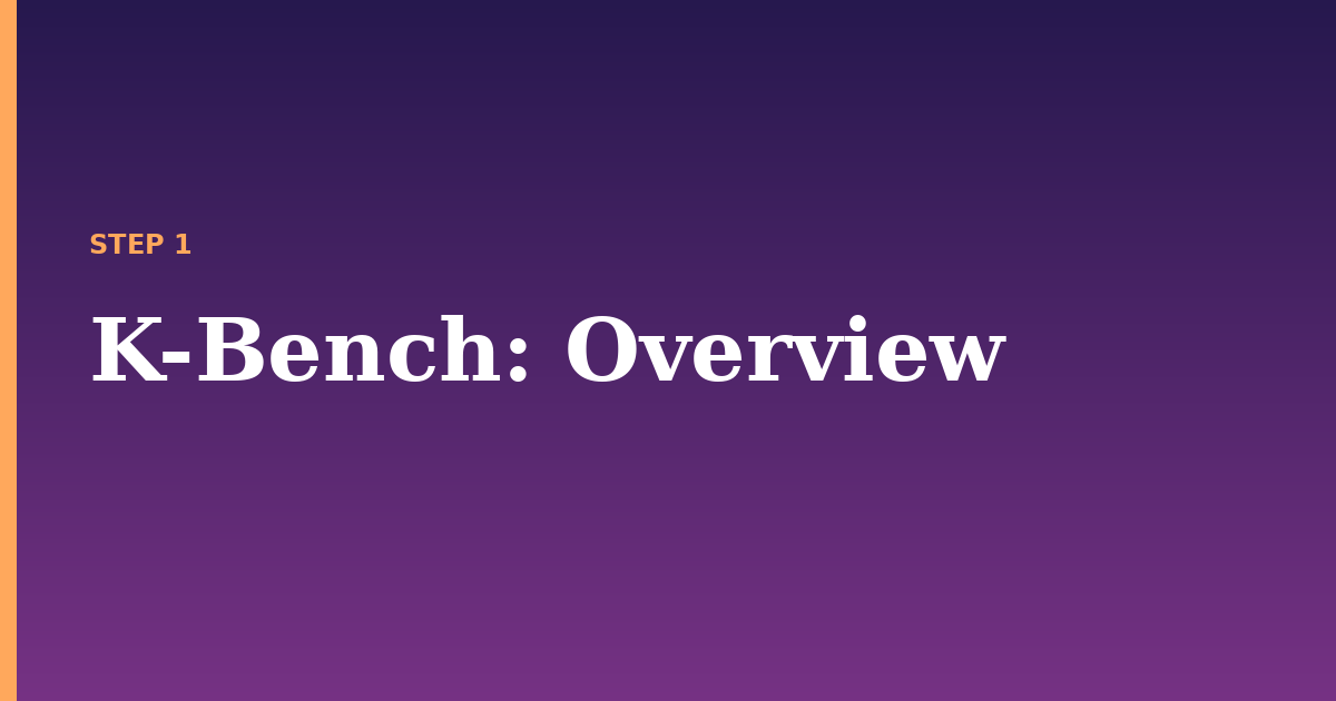 k-bench illustration for: Overview