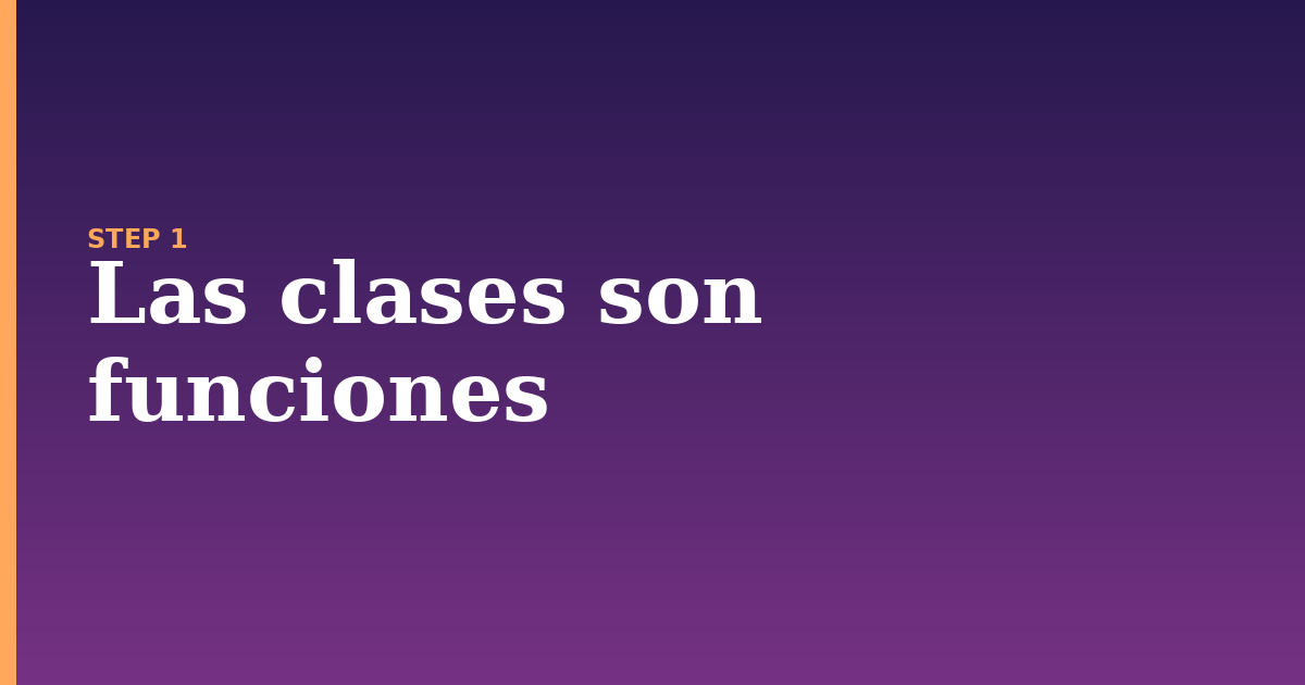 clases illustration for: Las clases son funciones