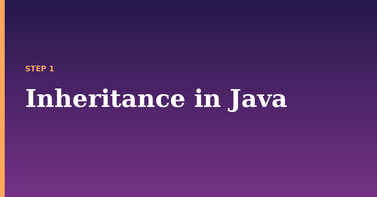 inheritance illustration for: Inheritance in Java