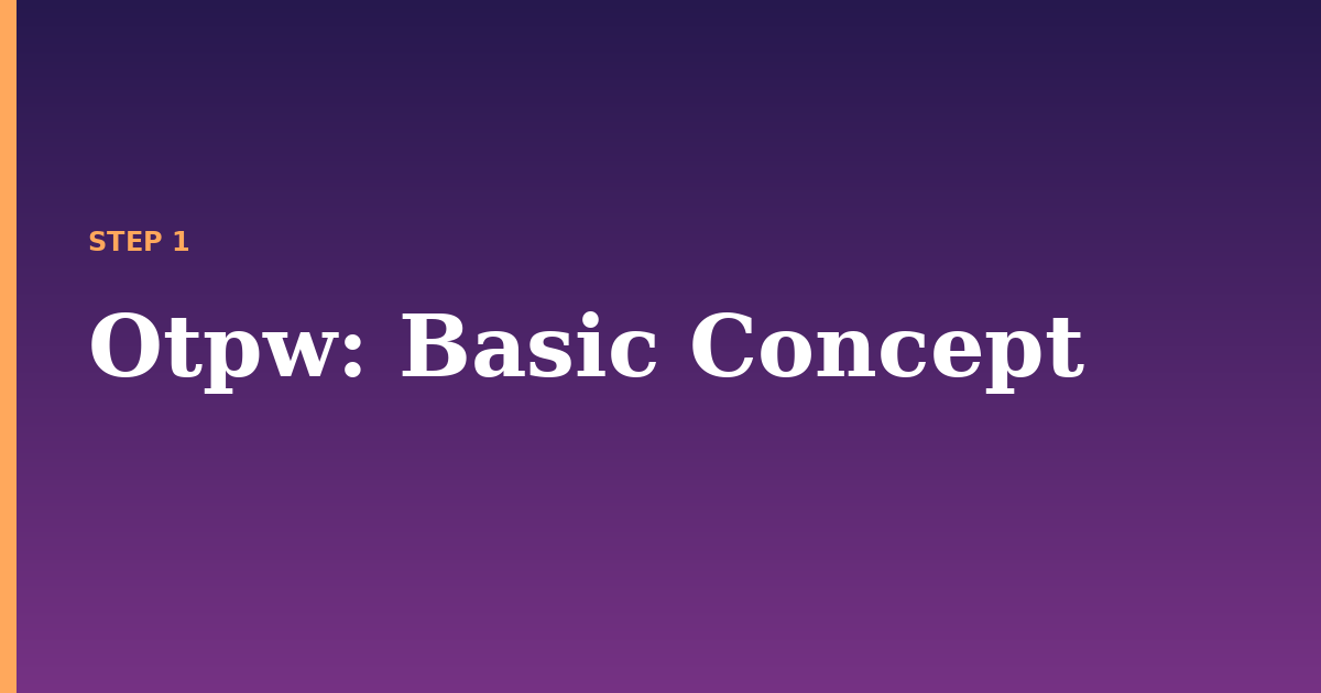 otpw illustration for: Basic Concept