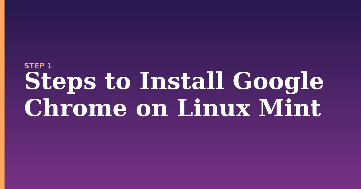 chrome illustration for: Steps to Install Google Chrome on Linux Mint