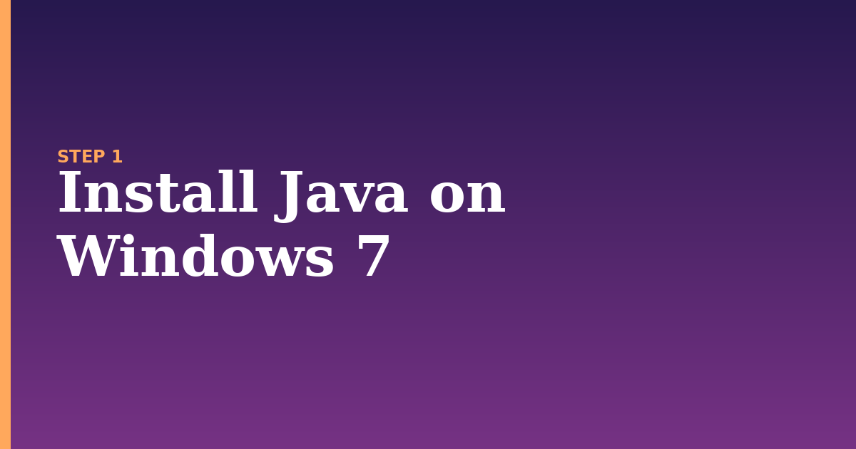 java illustration for: Install Java on Windows 7