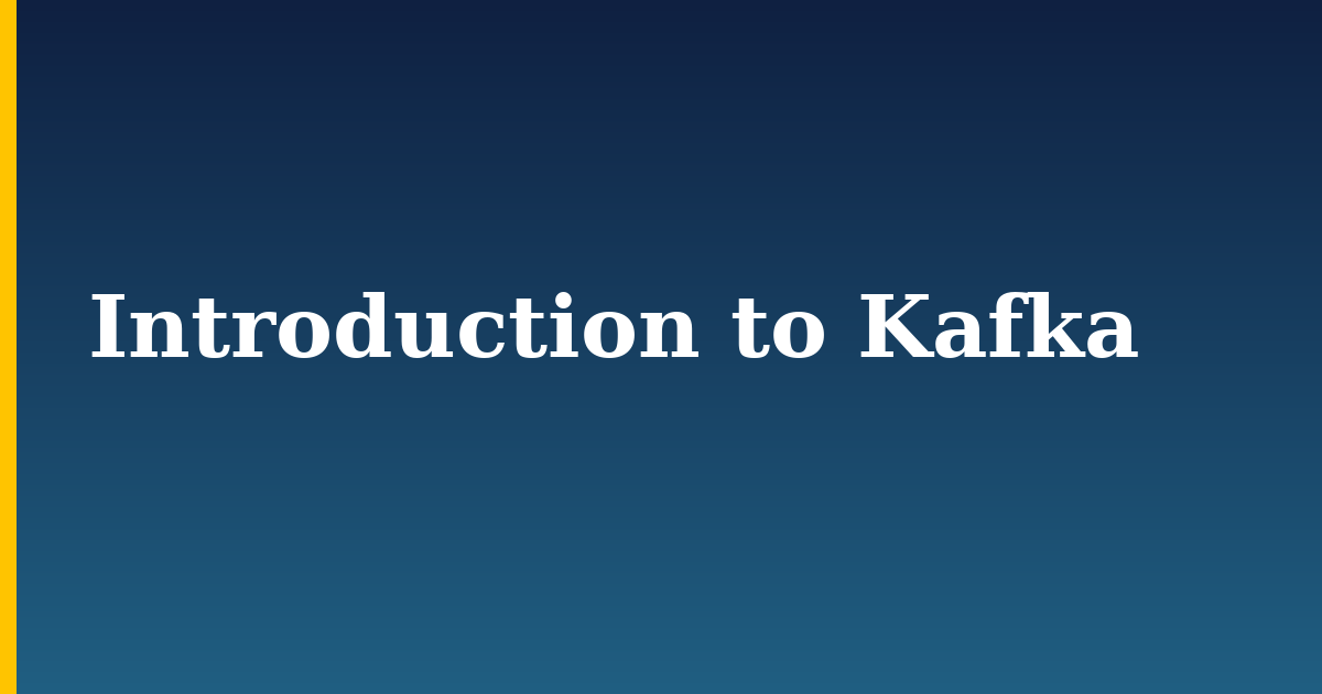 Introduction to Kafka — step-by-step Web Servers tutorial on Progressive Robot