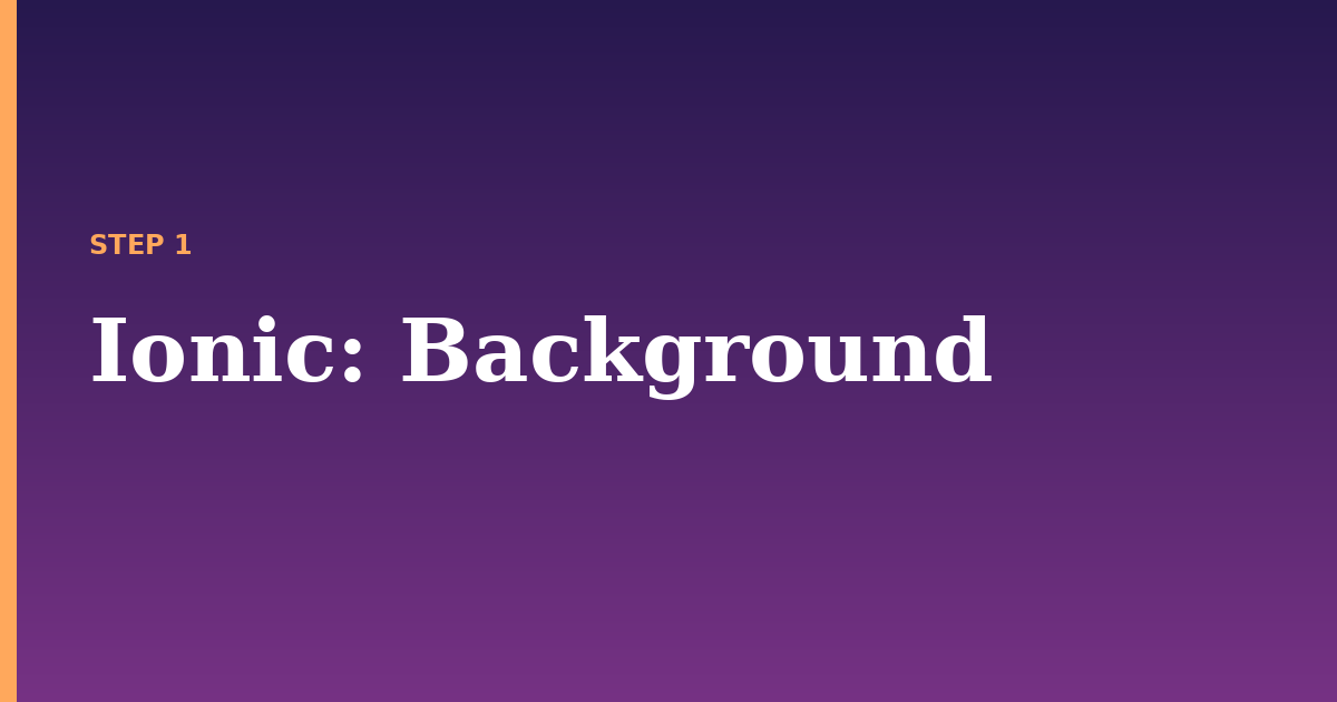 ionic illustration for: Background