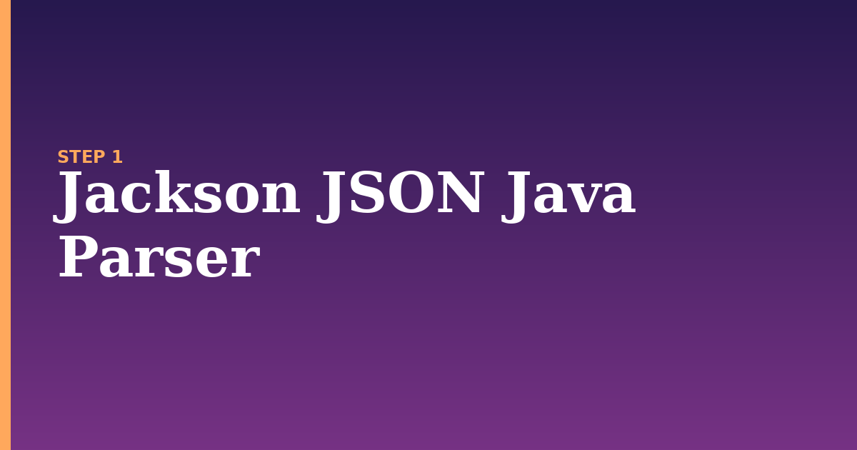 jackson json illustration for: Jackson JSON Java Parser