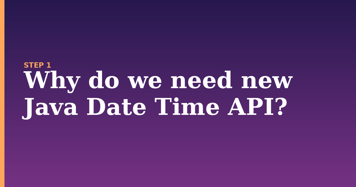 date illustration for: Why do we need new Java Date Time API?