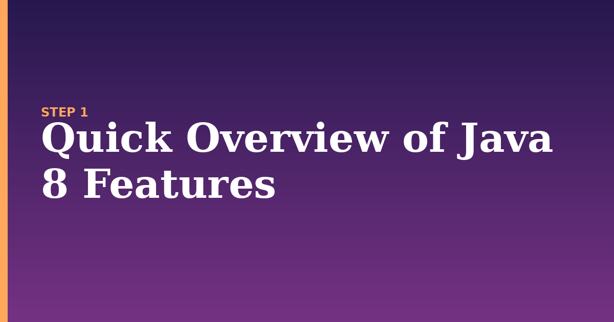 java illustration for: Quick Overview of Java 8 Features