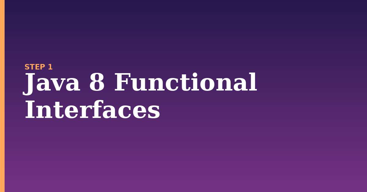 functional illustration for: Java 8 Functional Interfaces