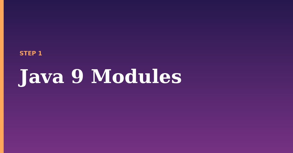 java illustration for: Java 9 Modules