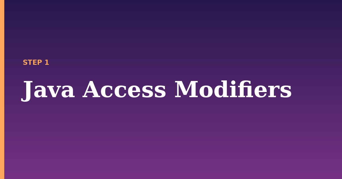 access modifiers illustration for: Java Access Modifiers