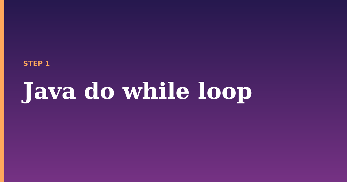 while loop illustration for: Java do while loop