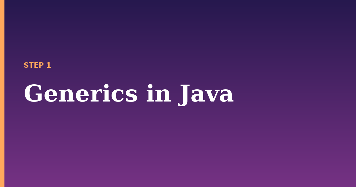generics illustration for: Generics in Java