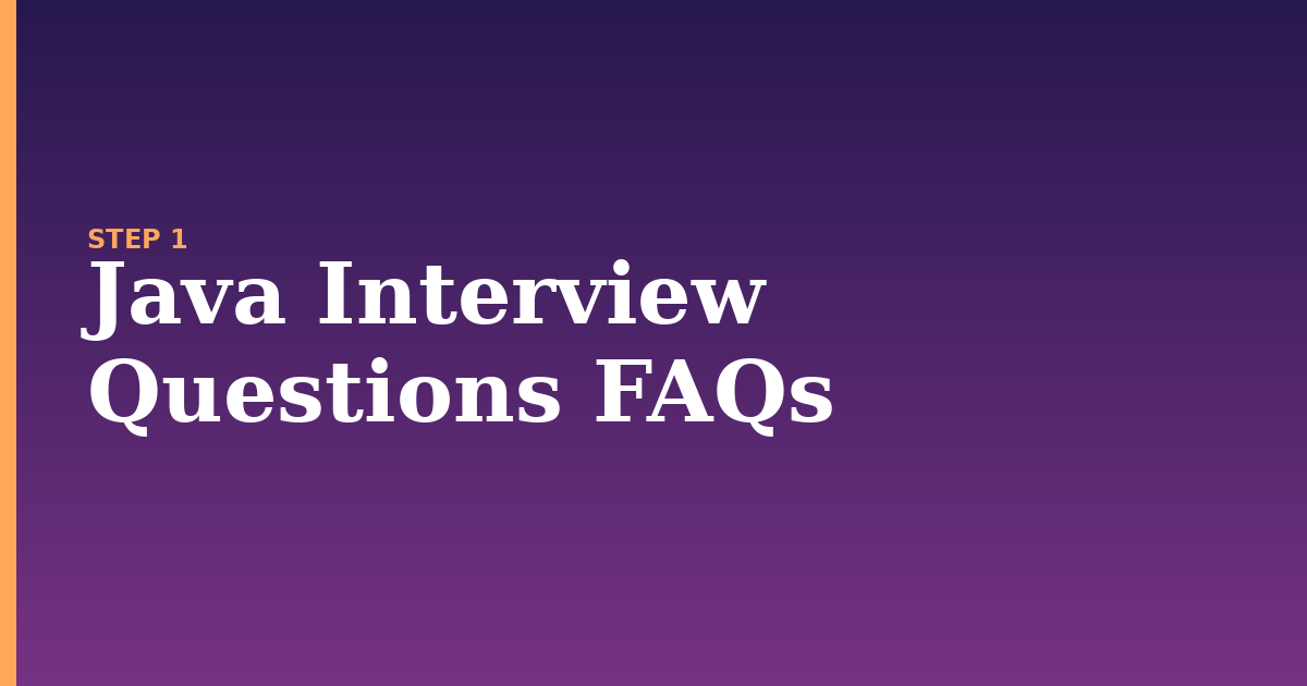 interview questions illustration for: Java Interview Questions FAQs