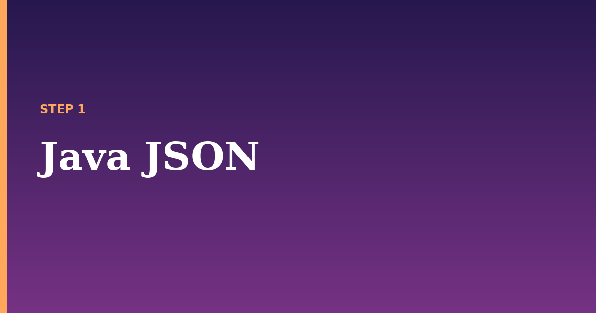 java json illustration for: Java JSON