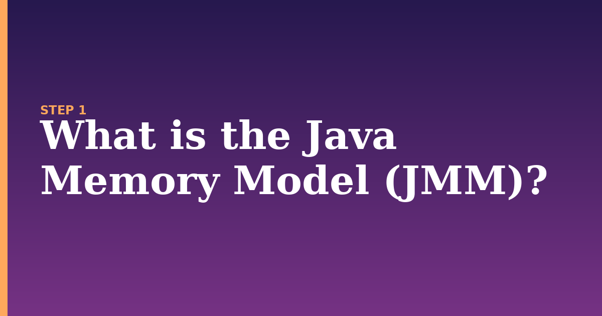 memory illustration for: What is the Java Memory Model (JMM)?