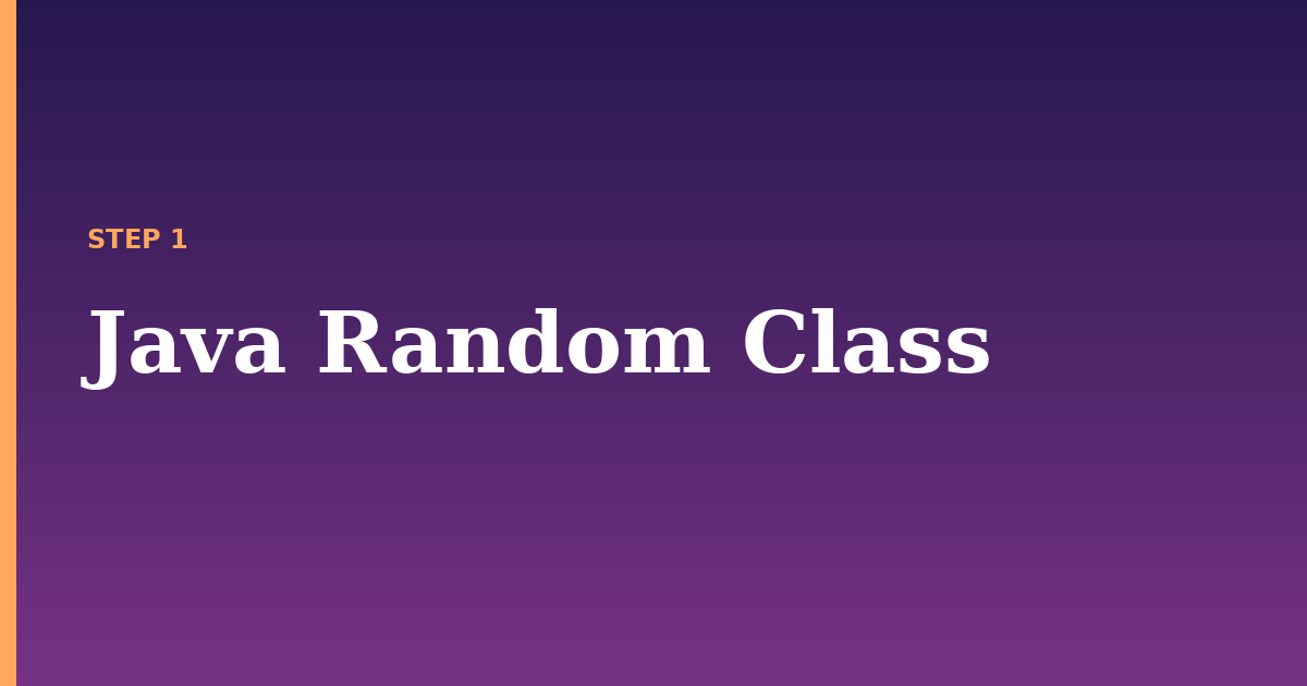 java random illustration for: Java Random Class