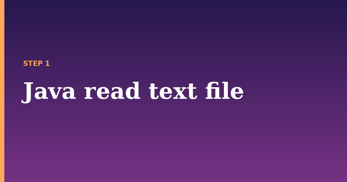 read text illustration for: Java read text file