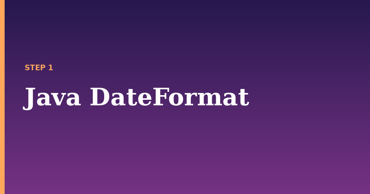 date illustration for: Java DateFormat