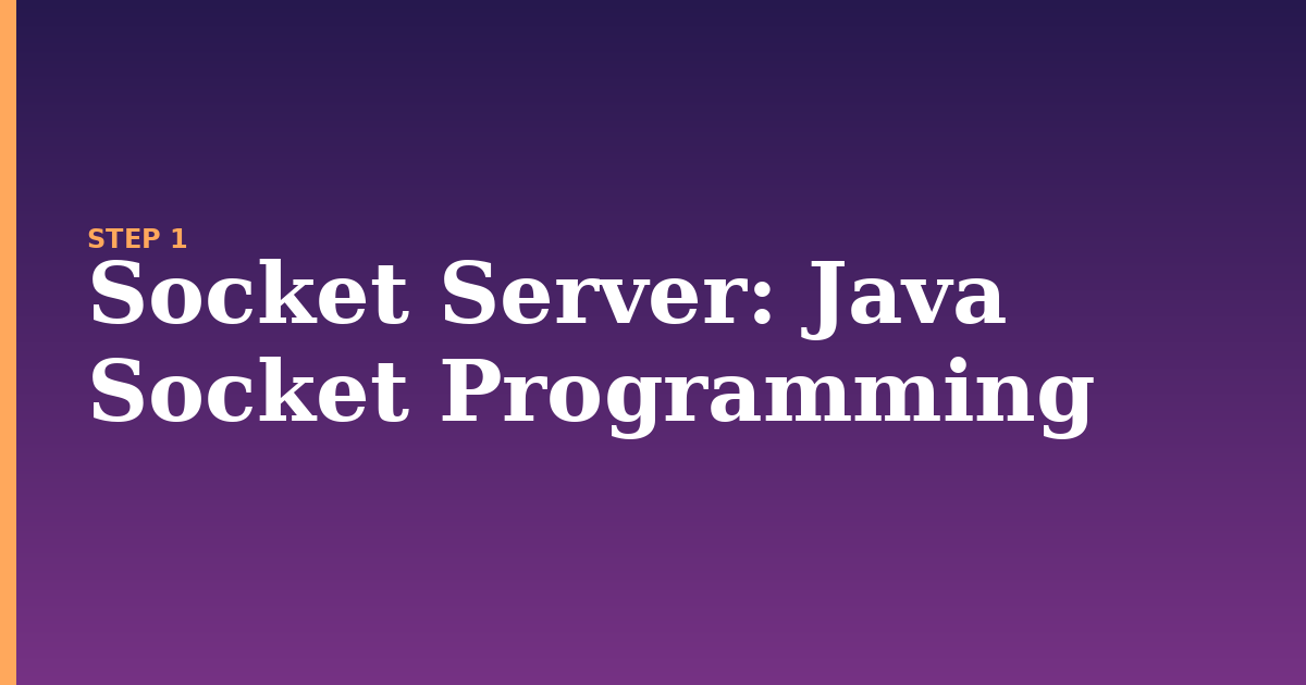 socket server illustration for: Java Socket Programming