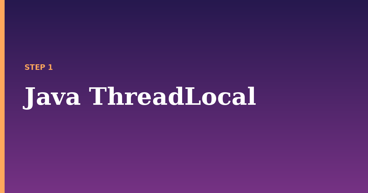 java threadlocal illustration for: Java ThreadLocal