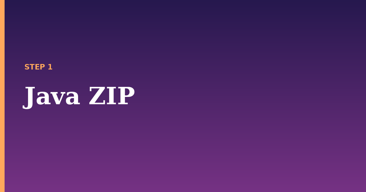 java zip illustration for: Java ZIP