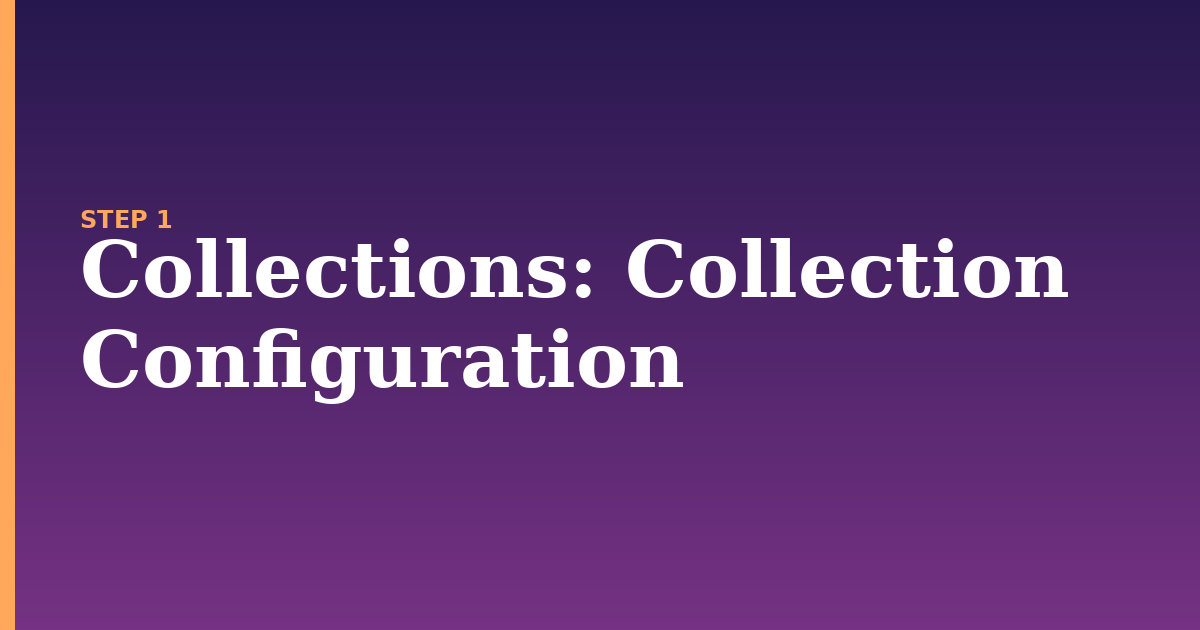 collections illustration for: Collection Configuration