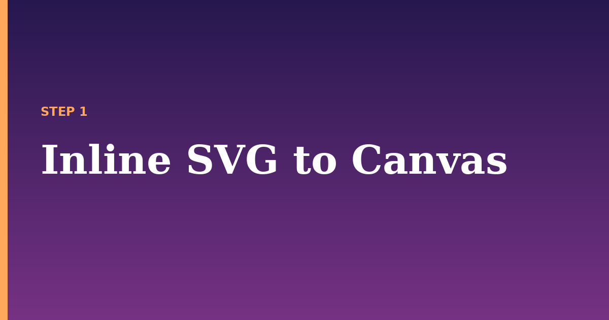 canvas illustration for: Inline SVG to Canvas