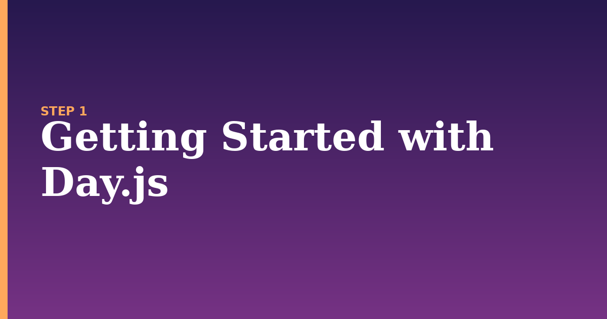 day.js illustration for: Getting Started with Day.js