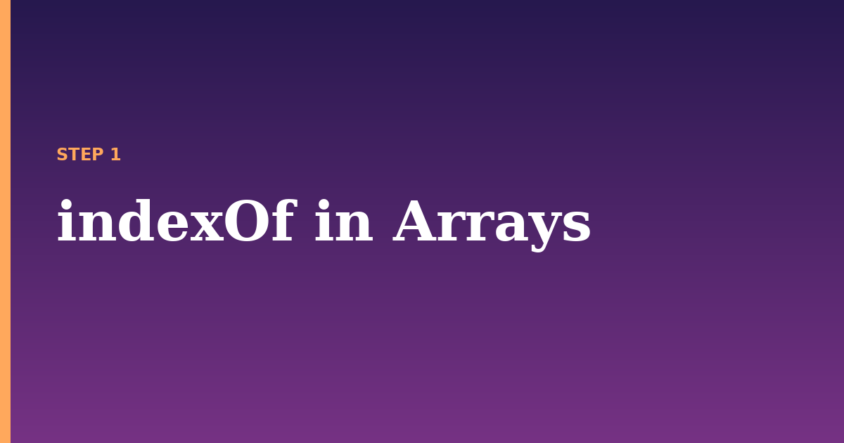 indexof illustration for: indexOf   in Arrays
