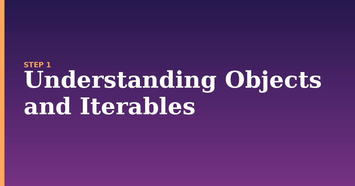 iterables illustration for: Understanding Objects and Iterables