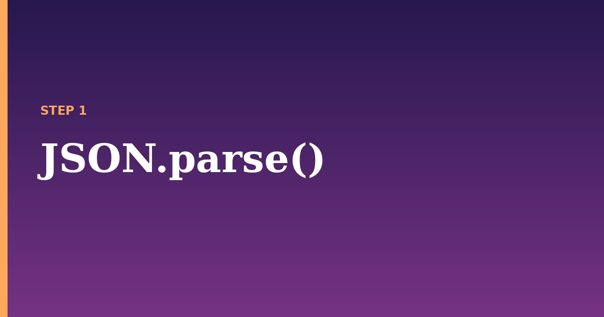 json.parse illustration for: JSON.parse()