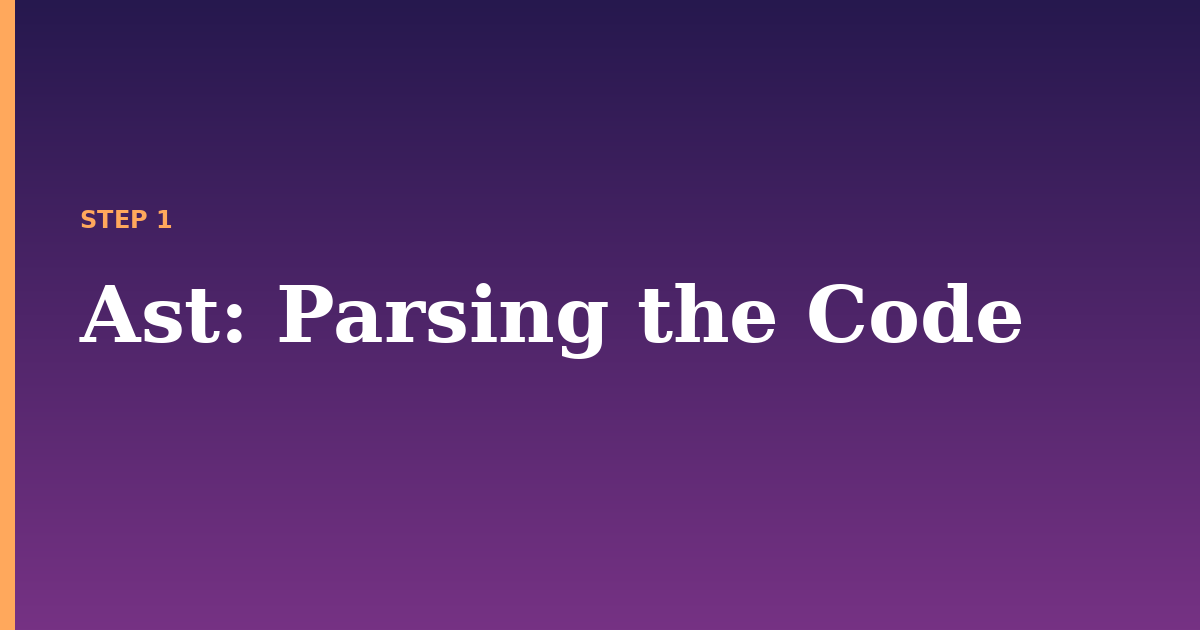 ast illustration for: Parsing the Code