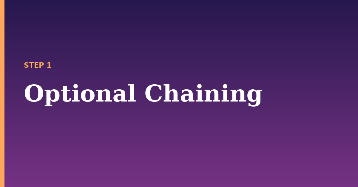 optional illustration for: Optional Chaining