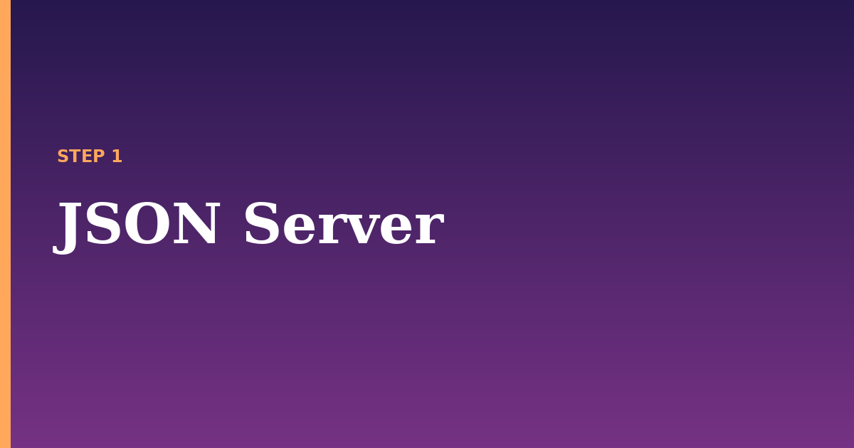 json server illustration for: JSON Server