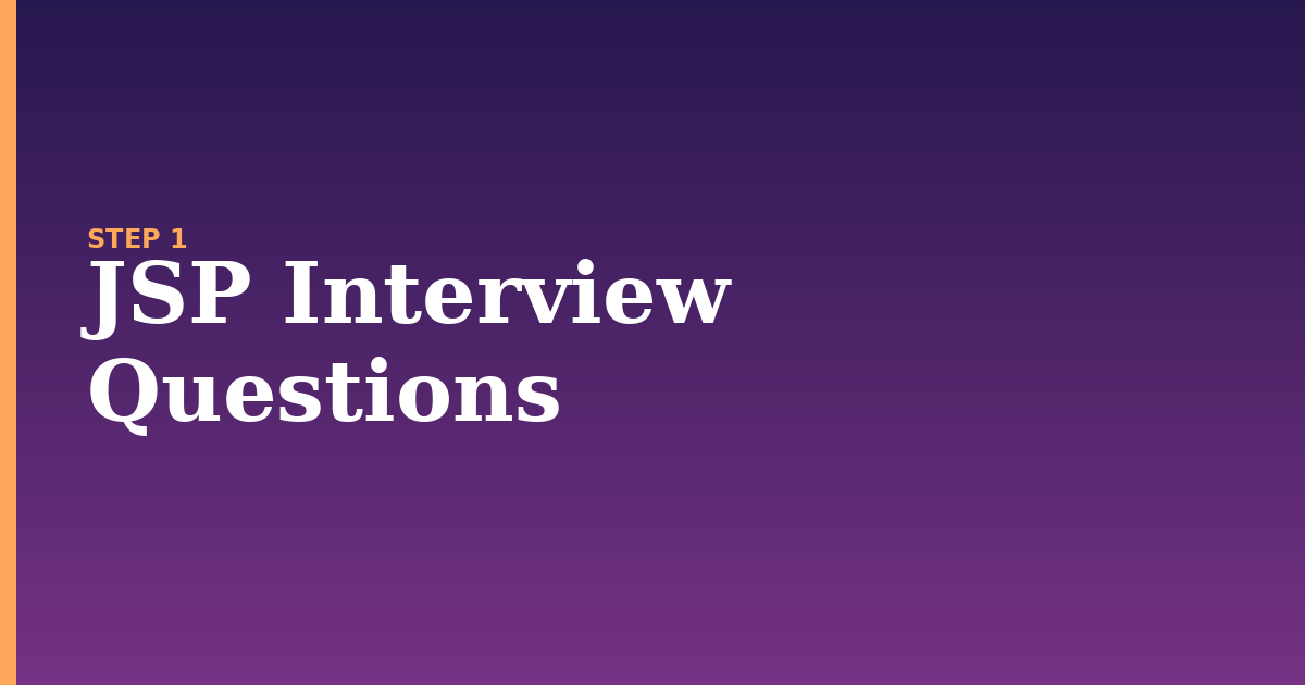 jsp illustration for: JSP Interview Questions