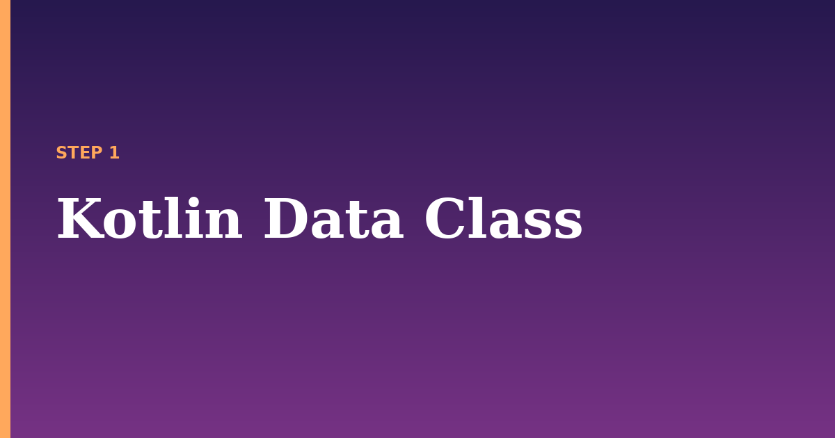 class illustration for: Kotlin Data Class