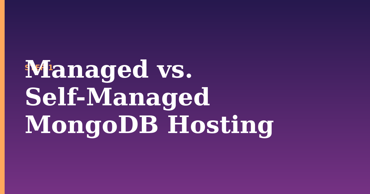 mongodb illustration for: Managed vs. Self-Managed MongoDB Hosting