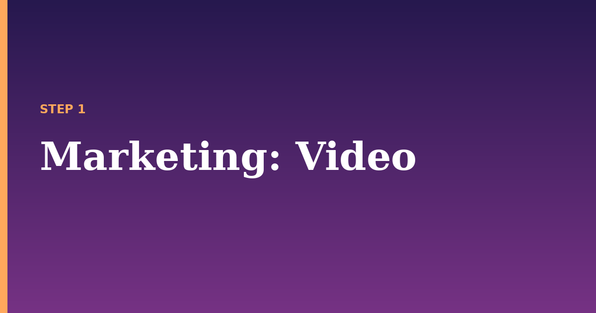 marketing illustration for: Video