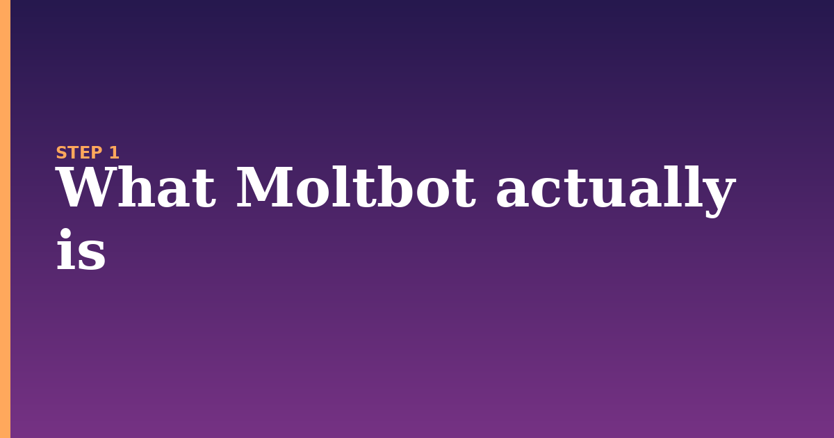 moltbot illustration for: What Moltbot actually is