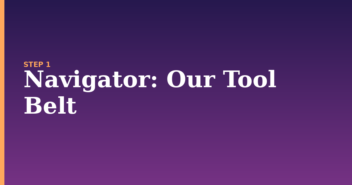 navigator illustration for: Our Tool Belt
