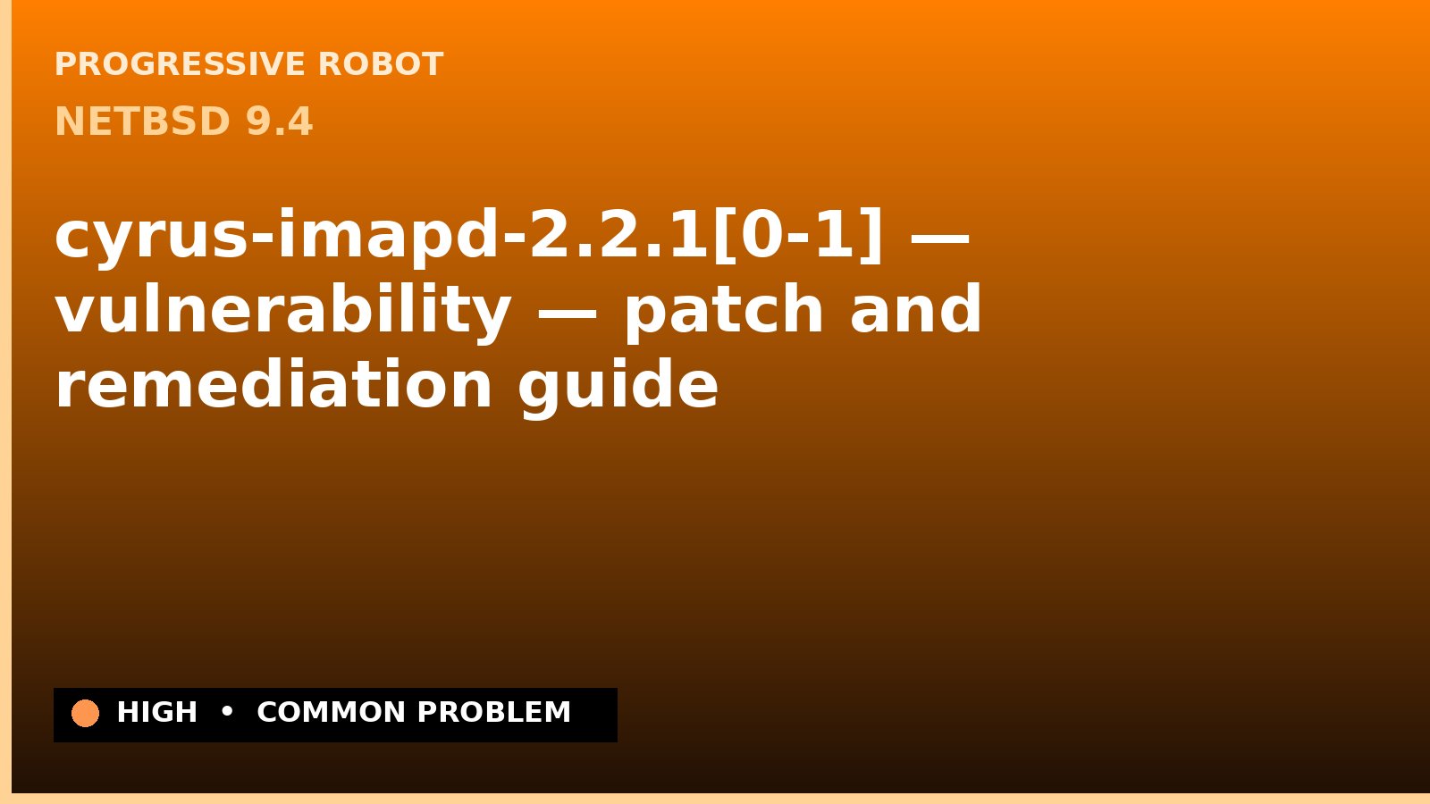 NetBSD 9.4 — cyrus-imapd-2.2.1[0-1] — vulnerability — patch and remediation guide — diagnosis and fix on NetBSD 9.4