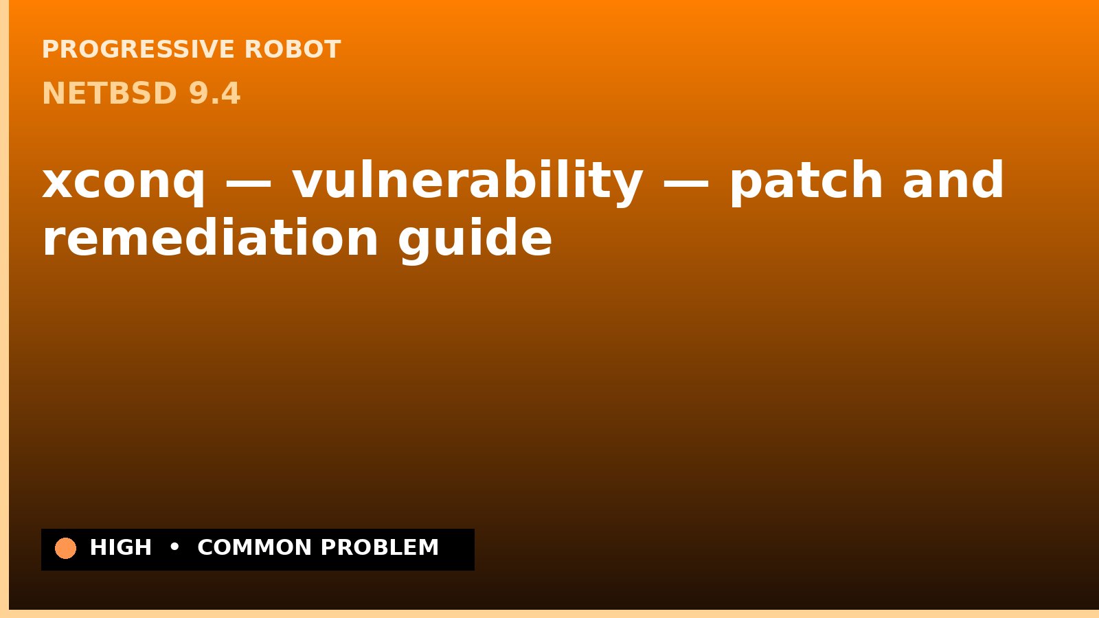 NetBSD 9.4 — xconq — vulnerability — patch and remediation guide — diagnosis and fix on NetBSD 9.4